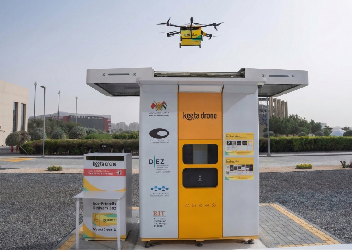 Meituan drone delivery station